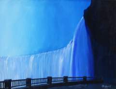 Niagara Falls - Canada - Original Acrylics on Canvas 20x30 (2004)